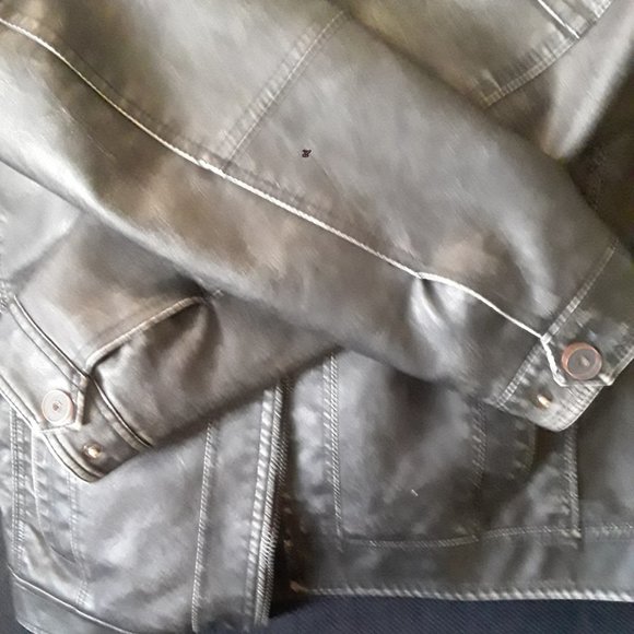 David Outerwear Faux Leather jacket - Picture 6 of 8